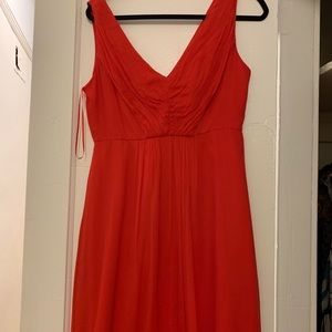 J.Crew Red dress from the wedding collection
